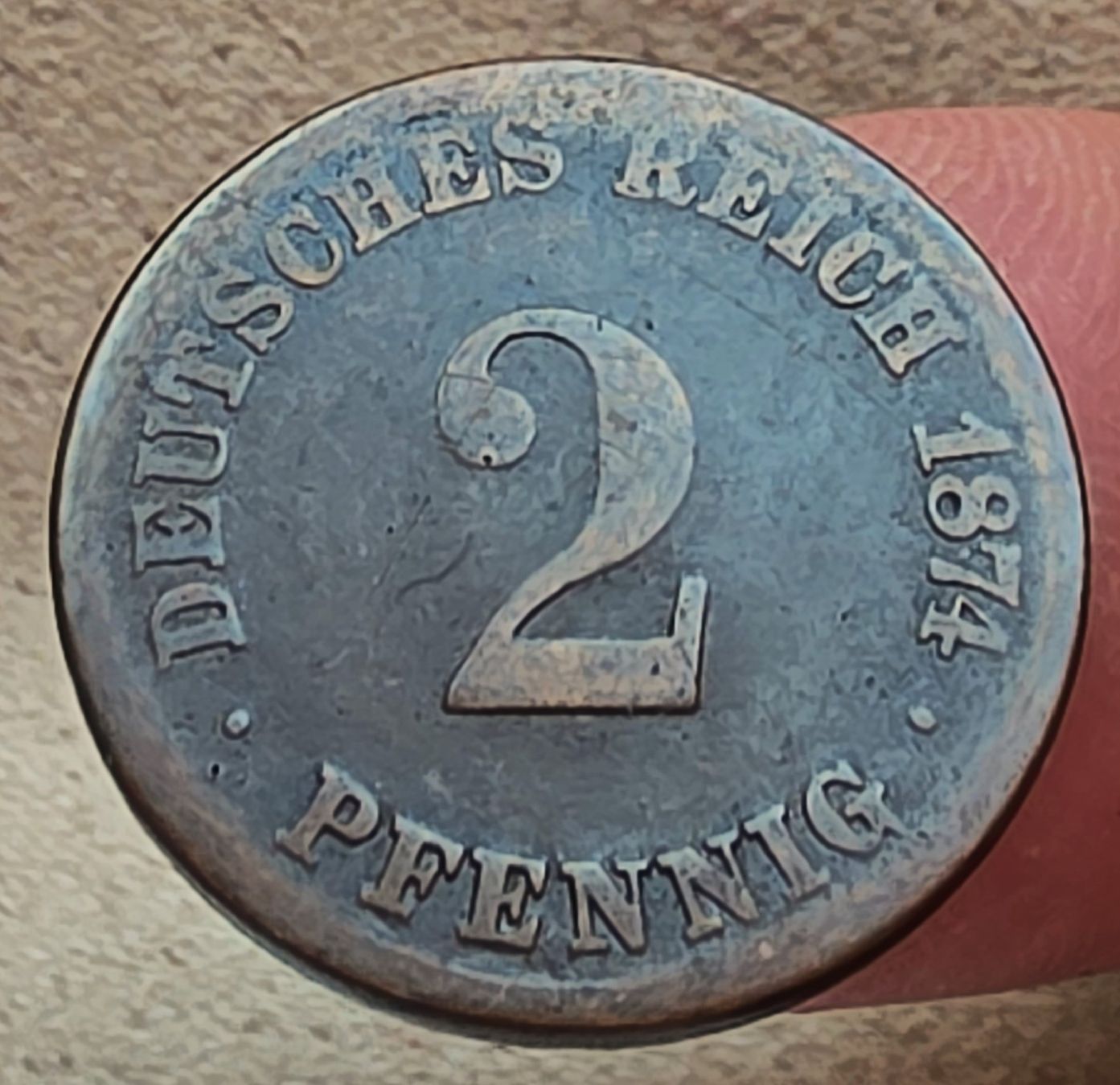 Tutti le monete: DEUTSCHLAND 2 PFENNIG 1874 H – Usato da winterthur venduto da CoinPassion 1