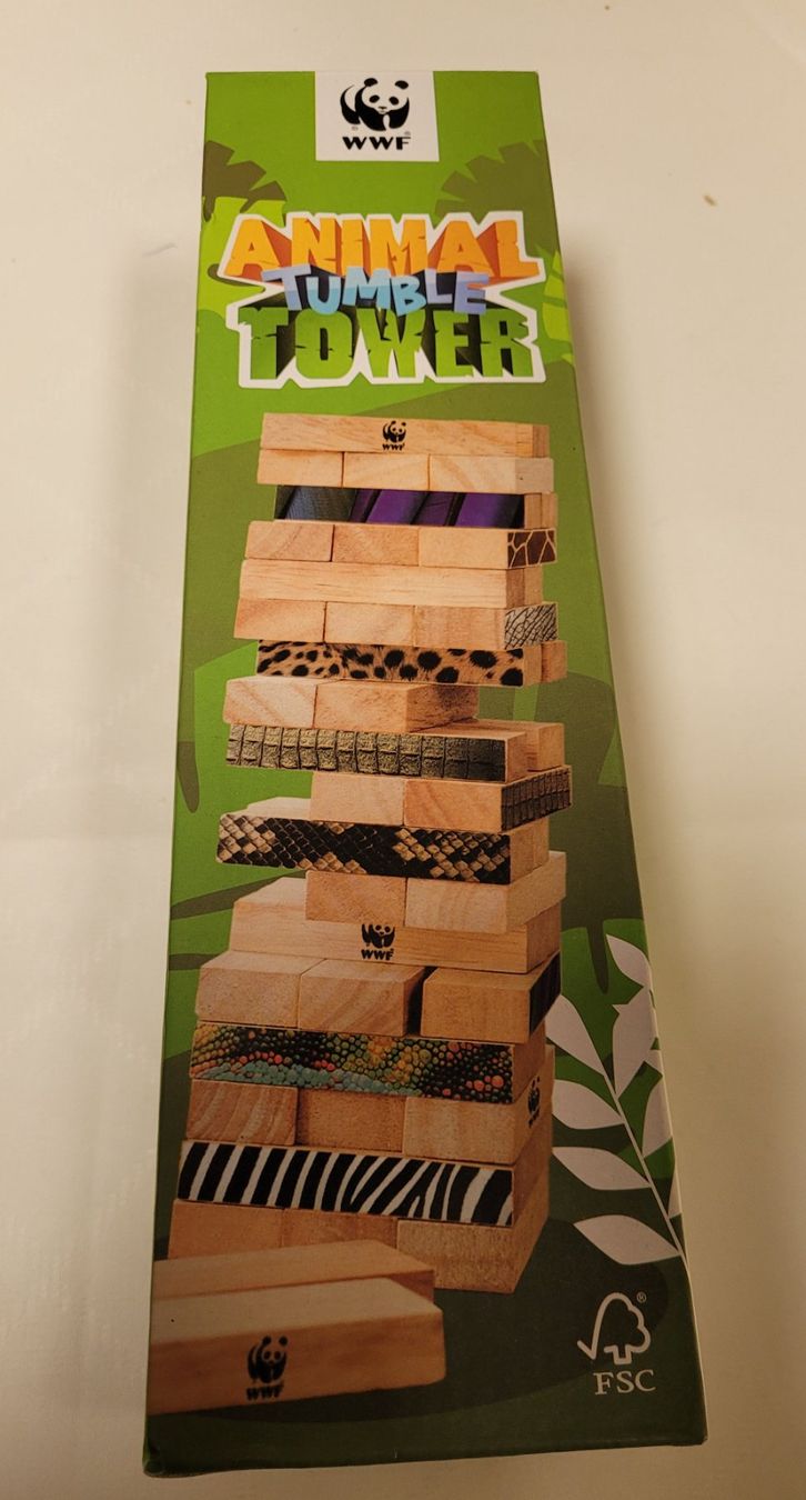 Giochi: *** WWF - Animal Tumble Tower *** – Nuovo (secondo la descrizione) da Bannwil venduto da Turtle10 1