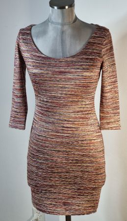 XS 34 LOVE21 leichtes Minikleid Longpullover Garnstrick