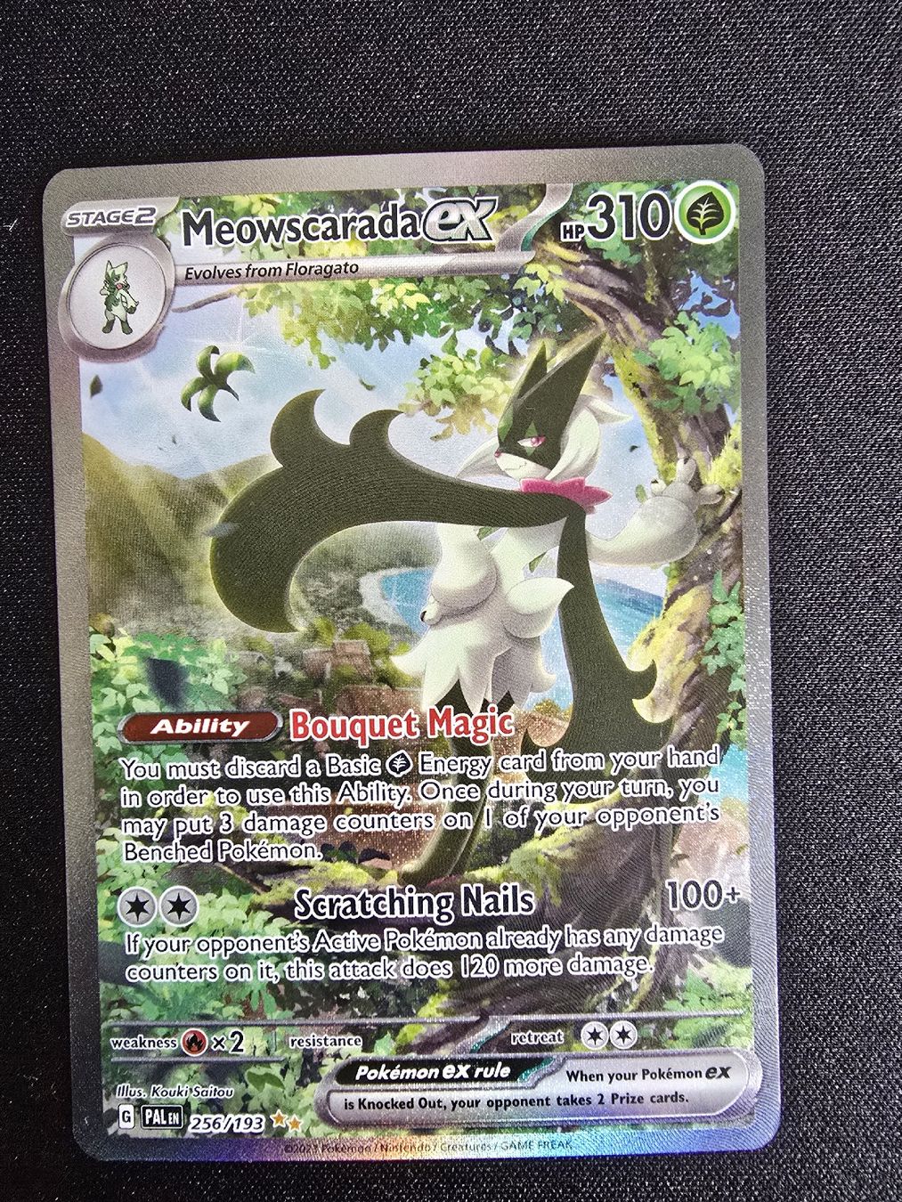 Pokémon Carte collezionabili: Meowscarada 256/193 Mint PAL – Nuovo e nell'imballaggio originale da Chézard-St-Martin venduto da arkanges25 1