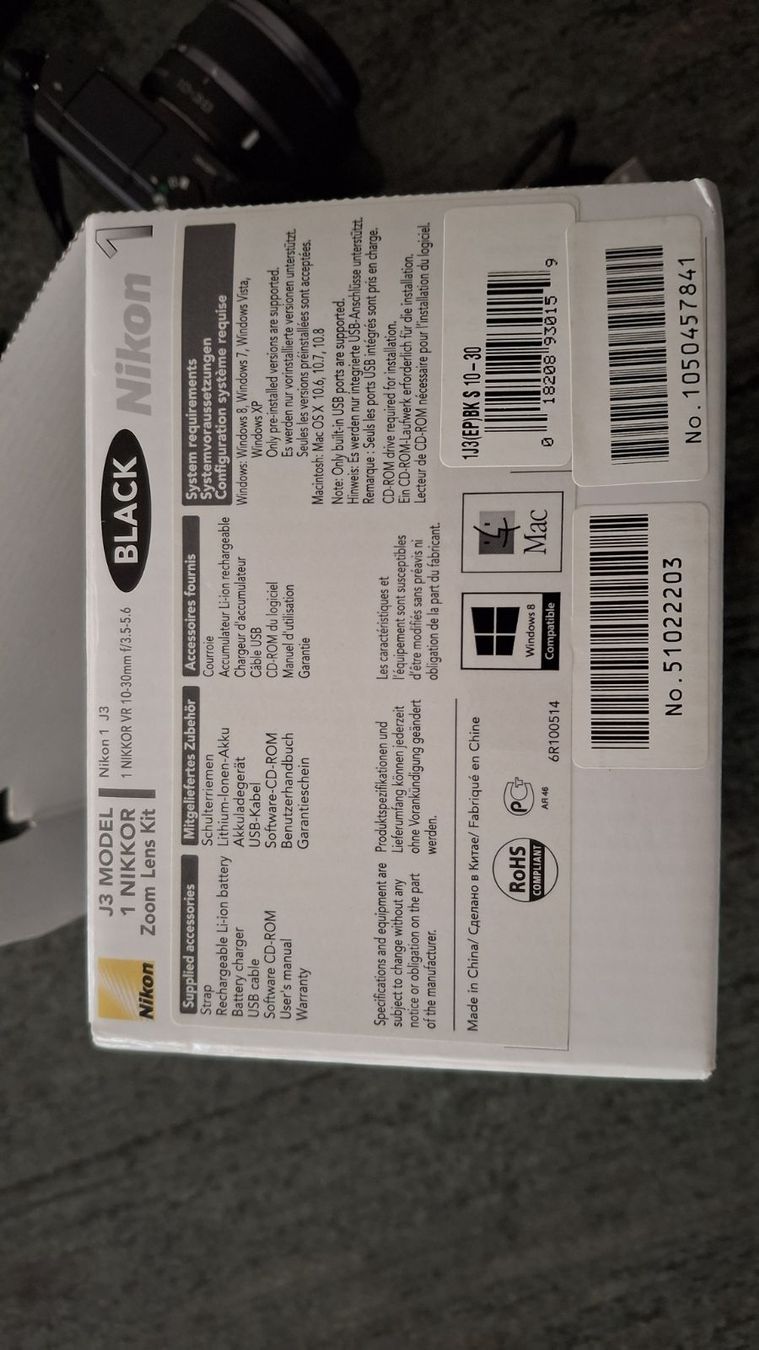 Nikon Fotocamera: Nikon 1 J3 Camera – Usato da Uetikon am See venduto da xsk_fm7k 2