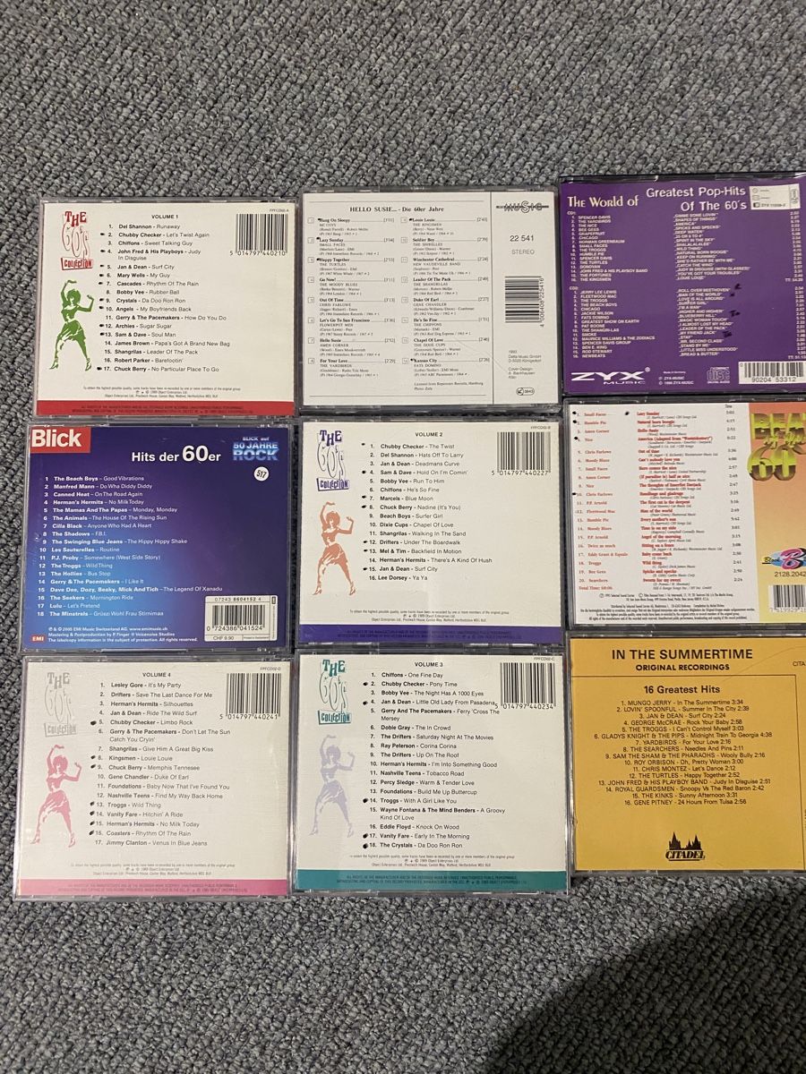CD: 21 CD Sampler, 60er jahre – Usato da Diessbach b. Büren venduto da cowansville 2