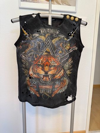 Original Balmain Paris Tiger Top – Made in Italy – Gr. M