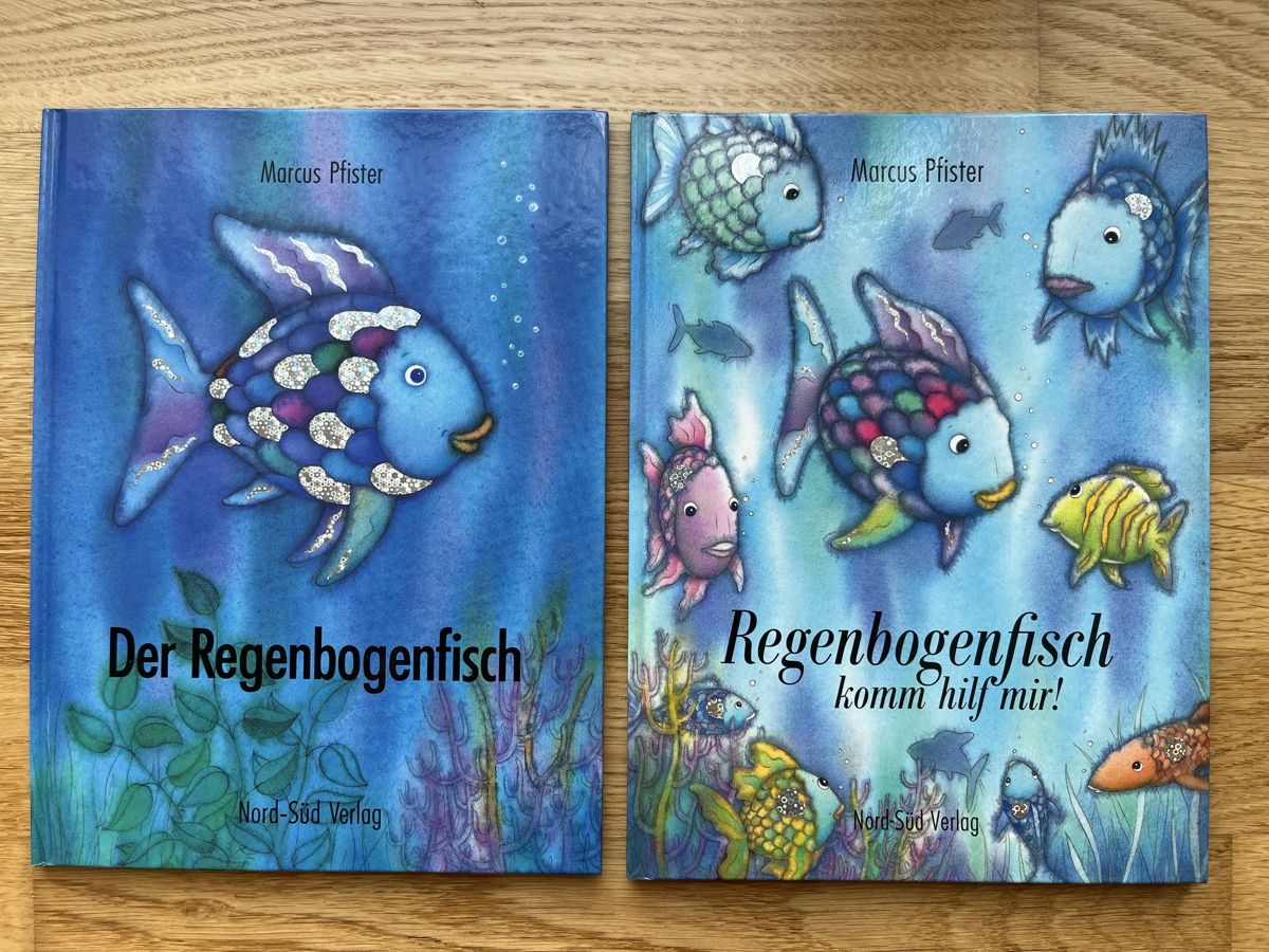 Libri: 2 Bücher vom Regenbogenfisch – Usato da Zürich venduto da yeti044