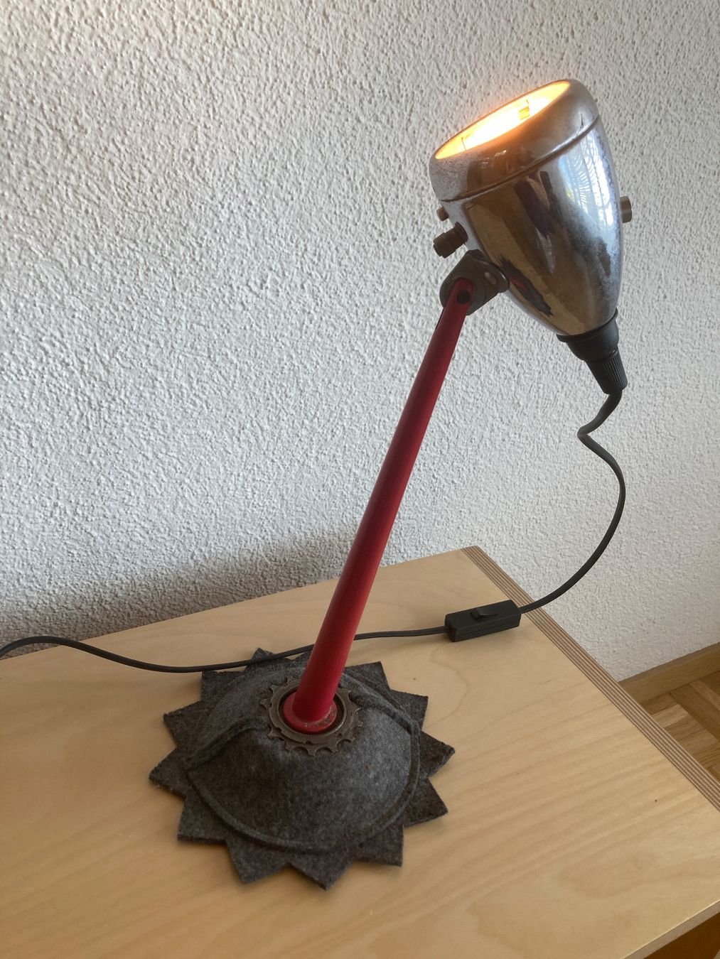 Lampen: Lampe aus recyceltem Velozubehör – Gebraucht aus Bolligen von Jerry127 1