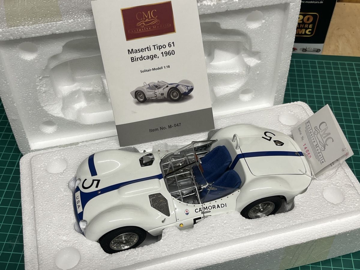 CMC Modellautos: Maserati Tipo 61 Birdcage 1:18 CMC – Neu (gemäss Beschreibung) aus Riggisberg von Franio 9