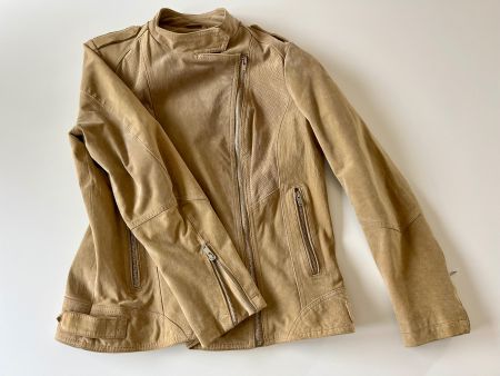 Schöne beige Wildleder Jacke