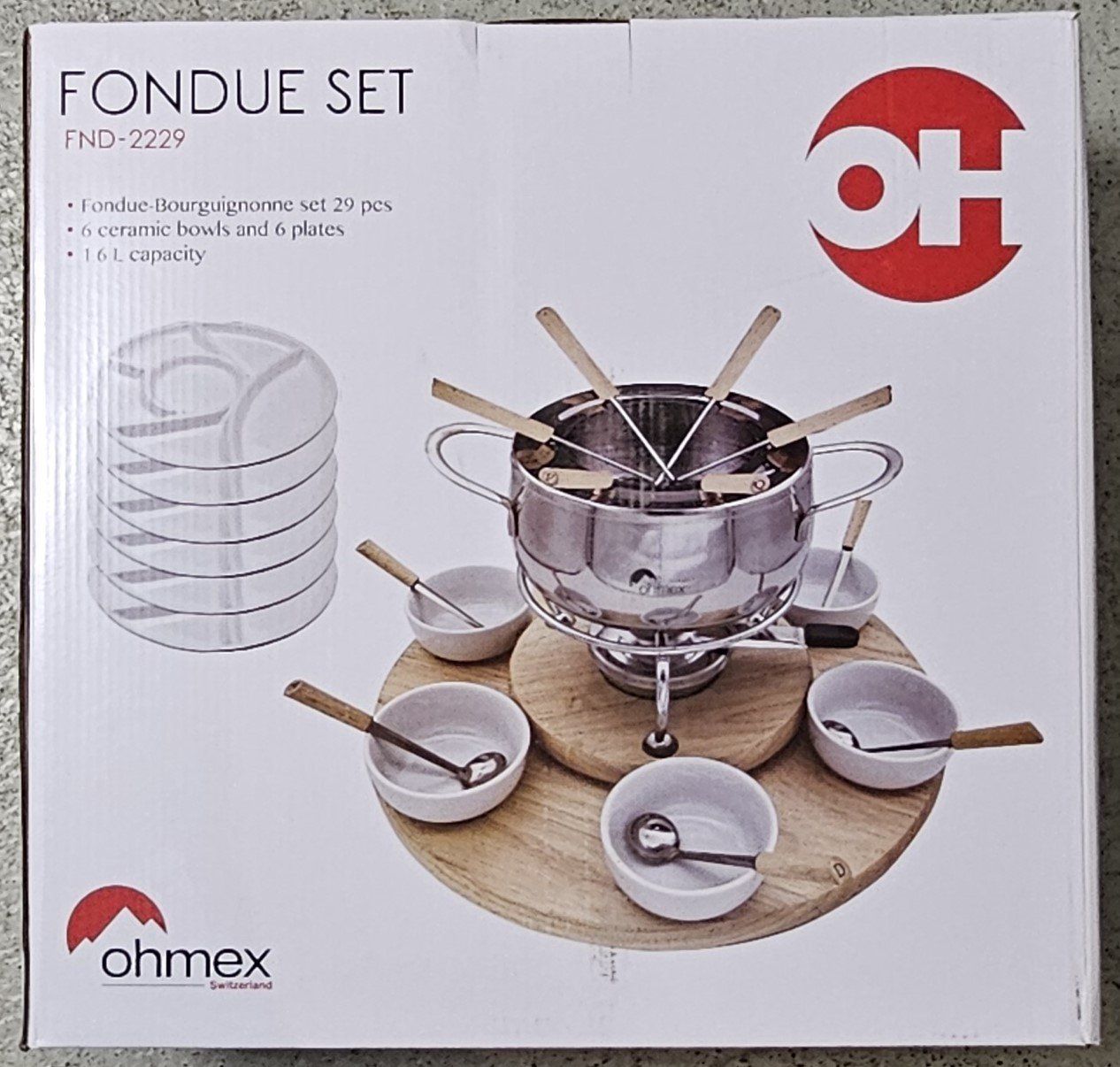 Elettrodomestici da cucina: Fondue Set mit Geschirr – Nuovo e nell'imballaggio originale da Ennetmoos venduto da berg2011