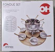 Fondue Set mit Geschirr