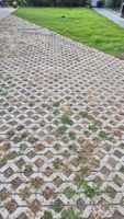 Rasengittersteine Beton gebraucht zum Selbstabbau