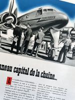 Concordia Flugzeuge - 2 alte Werbungen / Réclames 1947