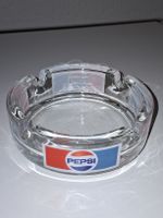 Pepsi Cola Glas Aschenbecher Werbeartikel Vintage 