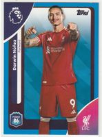 2026 Topps Premier League Darwin Núñez Blue Parallel