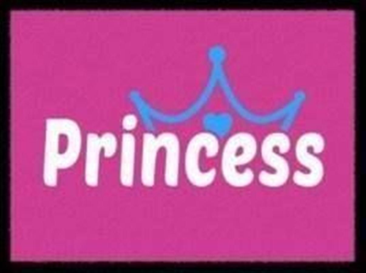 Tappeti: Fussmatte - PRINCESS - pink mit bl. Kron – Nuovo (secondo la descrizione) da Rupperswil venduto da big-one-sale