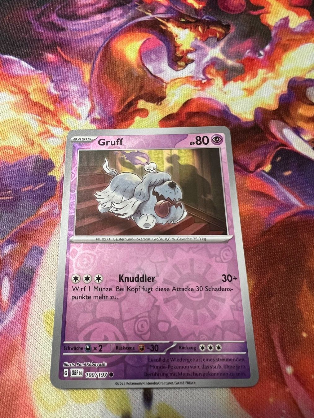Pokémon Carte collezionabili: Gruff (OBF 100) / Reverse Holo / Obsidianflammen – Nuovo (secondo la descrizione) da Bülach venduto da CherryBlu