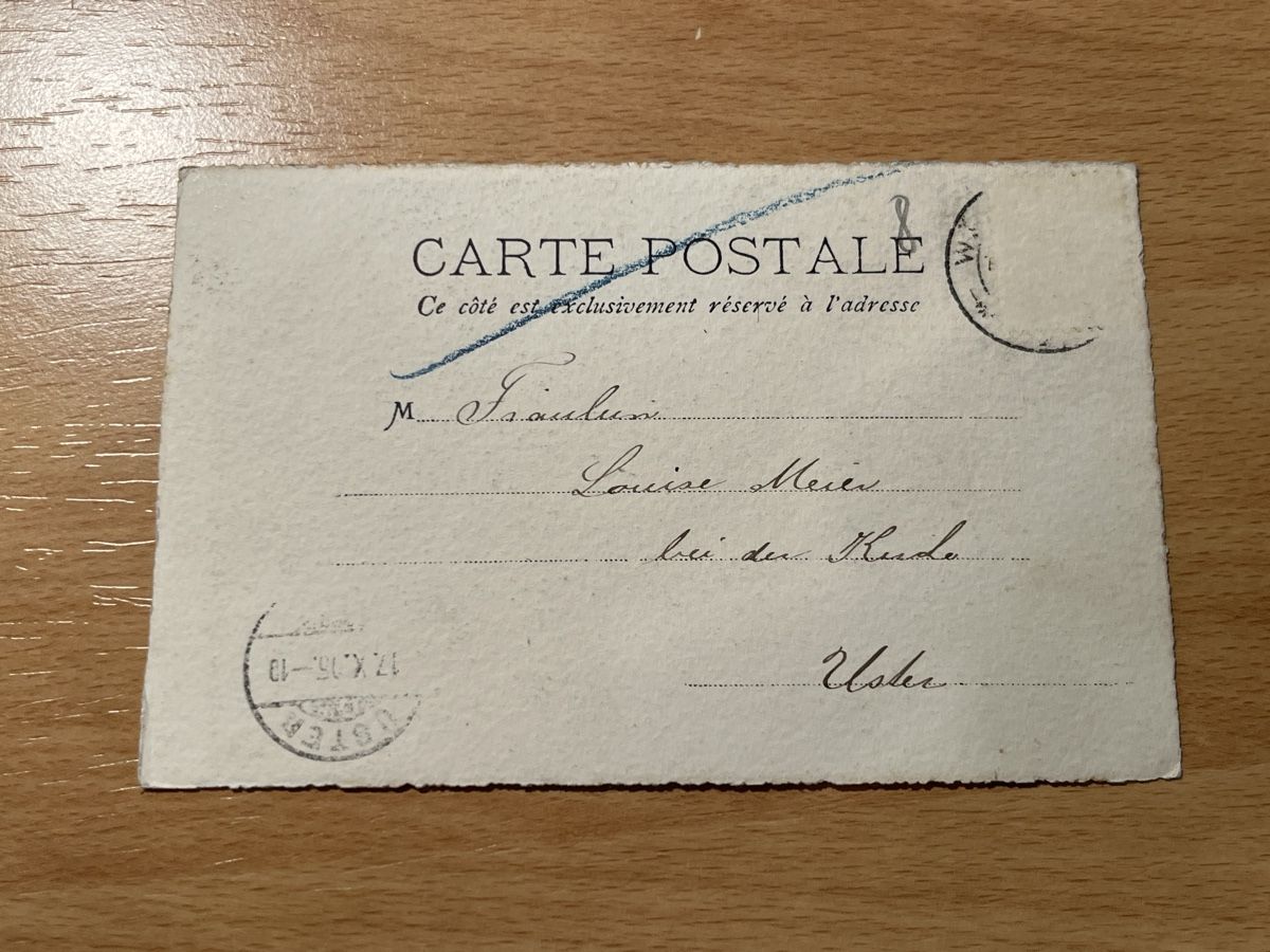 Cartoline postali: Alte Ansichtskarte mit Frühlingsblüten, gelaufen – Usato da Hinwil venduto da Chuan2 1