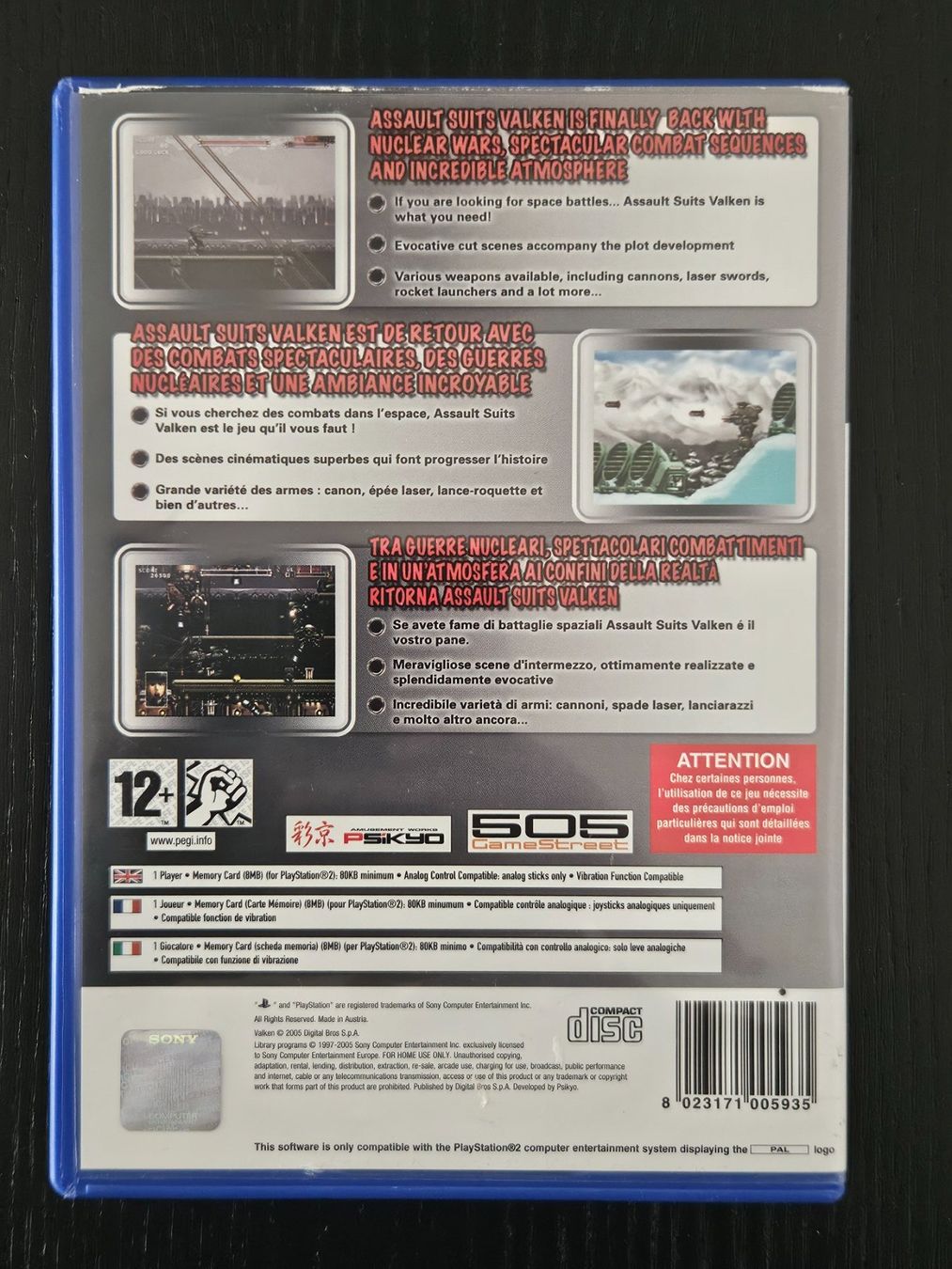 Sony Giochi: Assault Suits Valken (PS2) – Usato da Zürich venduto da sodamnme 2