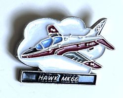 Pin Schweizer Armee Luftwaffe Hawk MK 66 limitiert Nr. 210