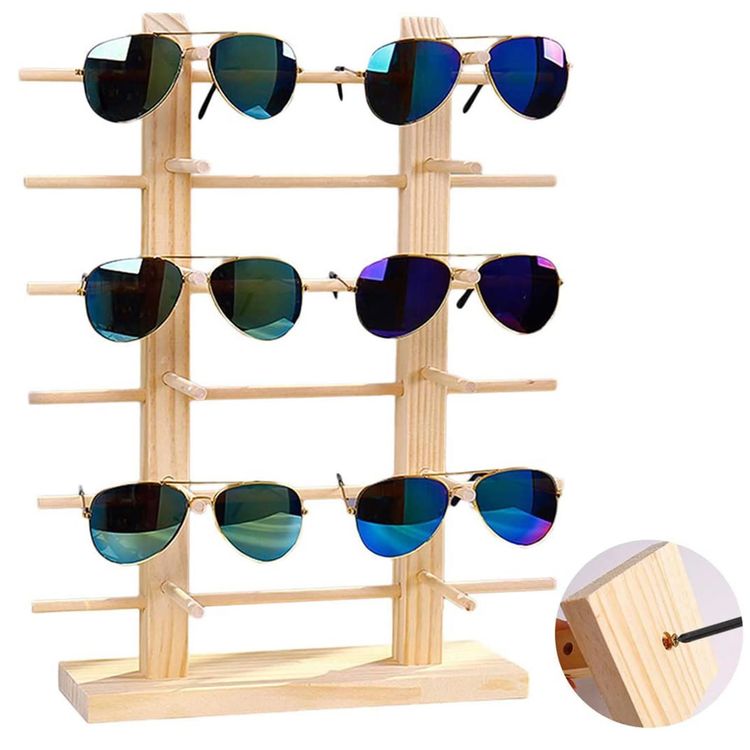 INIFLM Brillenhalter Aus Holz, Tiermotiv, Handgefertigt, Eulenform
