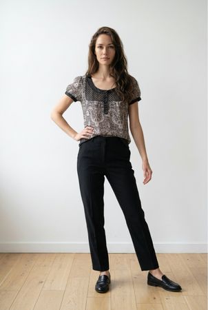 Feine Bluse mit Muster - Top Zustand!
