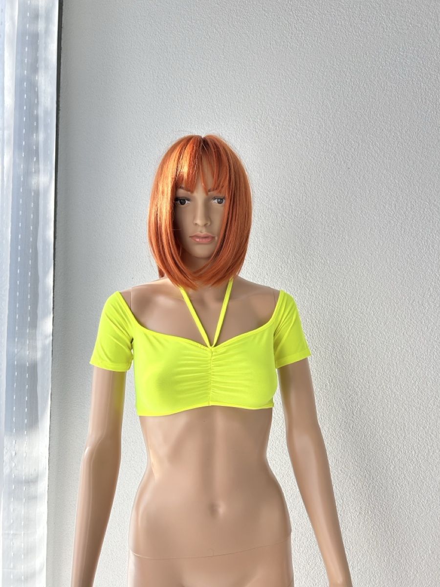 Asos Tops: Neon Yellow Crop Top - Summer Style - Size Small – Neu (gemäss Beschreibung) aus Saland von ele_vc96