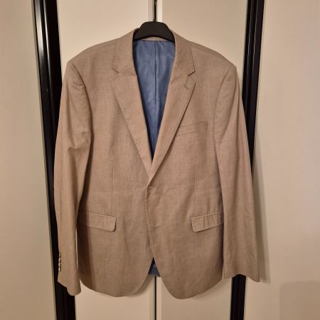 Manor Sakko/Jackett Modern Fit Gr. 56 Beige Top Zustand
