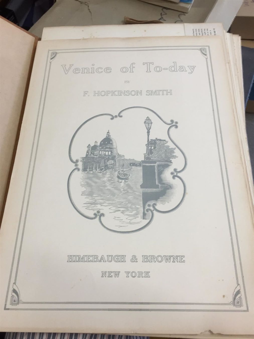 Bücher: HOPKINSON SMITH Francis 1838-1915 – Gebraucht aus Bern von Jwpm66 1