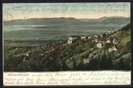 Walzenhausen, Teilansicht mit Bodensee u