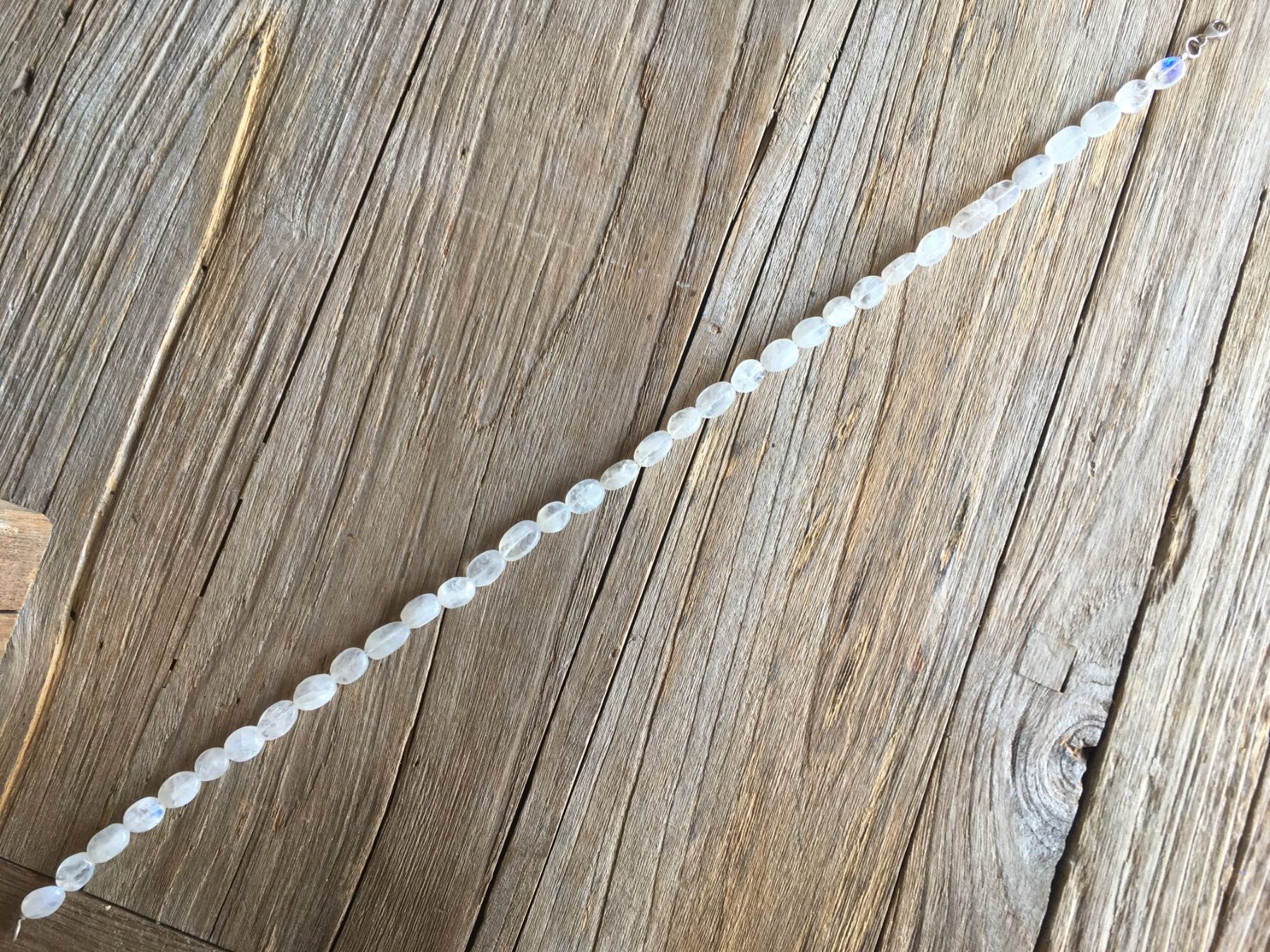 Ketten: HALSKETTE  LABRADORIT MONDSTEIN  LÄNGE 45cm – Neu und originalverpackt aus Aesch ZH von LiquidAktion 8