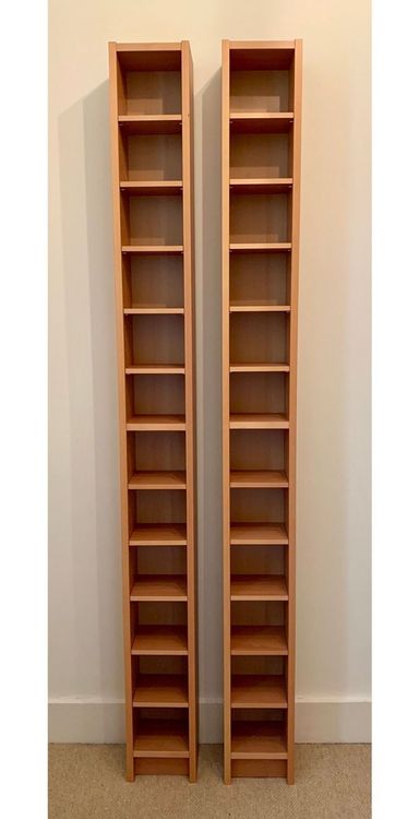 2 CD+DVD Regale IKEA GNEDBY buche Kaufen auf Ricardo
