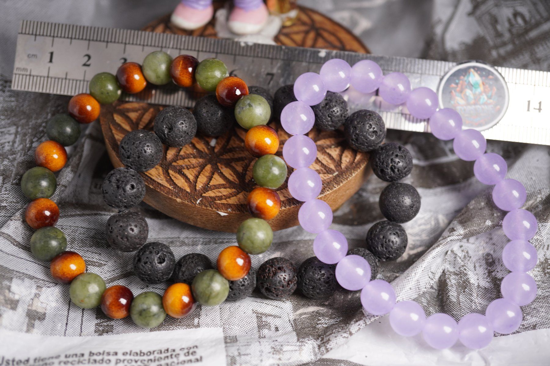 Minerali & Pietre curative: 3 Kugel Armbänder    ab 1.-      (Räumung!) – Nuovo e nell'imballaggio originale da Eschenbach SG venduto da topstone 7