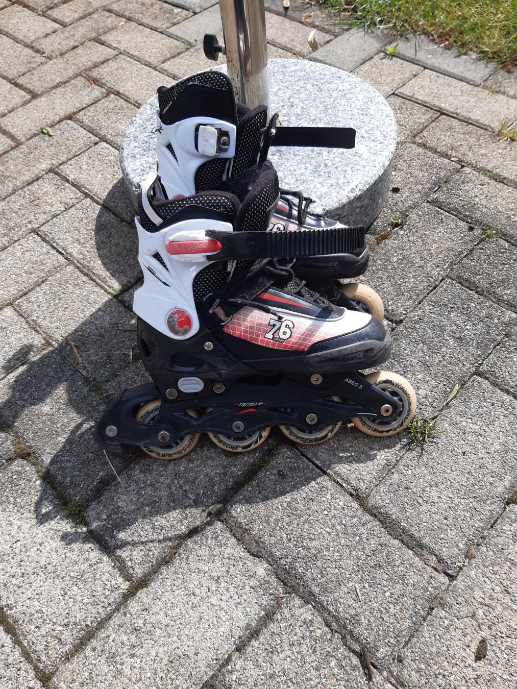 Pattini in linea & Pattini a rotelle: Inline-skates verstellbar Grösse 33 - 36 – Usato da Mülligen venduto da gipseli