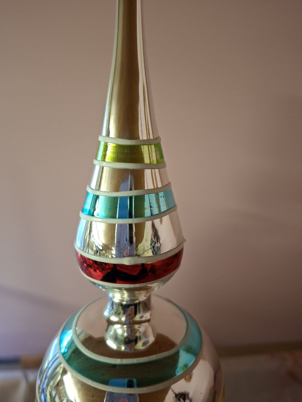 Alle Dekorationen: neu; Christbaumspitze Glas bunt  – Neu (gemäss Beschreibung) aus Nassen von verrueckt 1