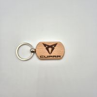 Cupra Schlüsselanhänger aus Holz mit Lasergravur 🔥