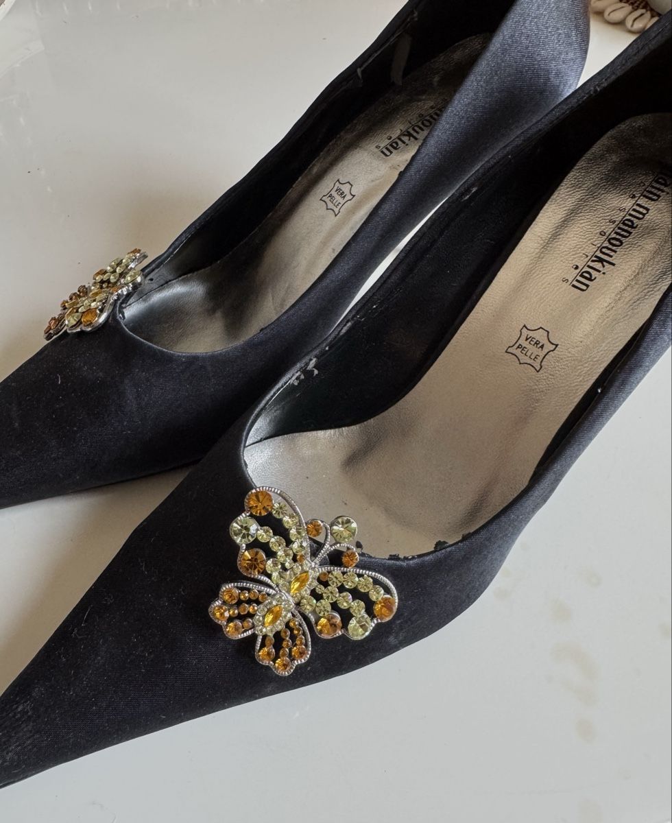 Damenschuhe: Vintage satin heels – Neu (gemäss Beschreibung) aus Aigle von 029_mbn 2