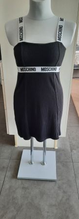 Sommerkleid von Moschino schwarz/weiss in Grösse 38