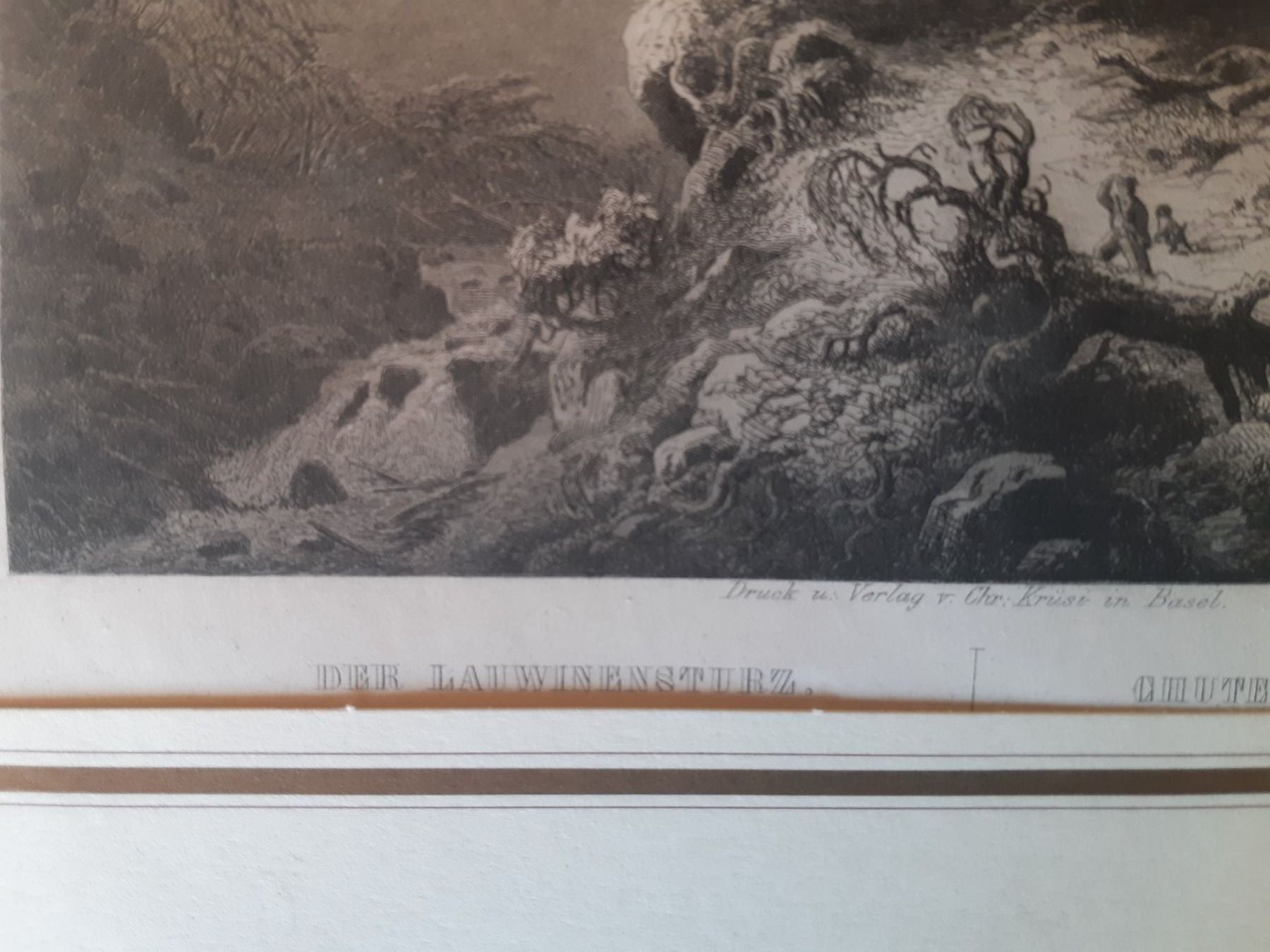 Grafiken & Lithographien: Lot Lithos Lawinensturz, etc. – Gebraucht aus Grindelwald von carro5 1