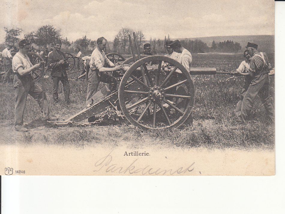 Cartoline postali: Artillerie 1904 – Usato da Bürglen TG venduto da StampGraf