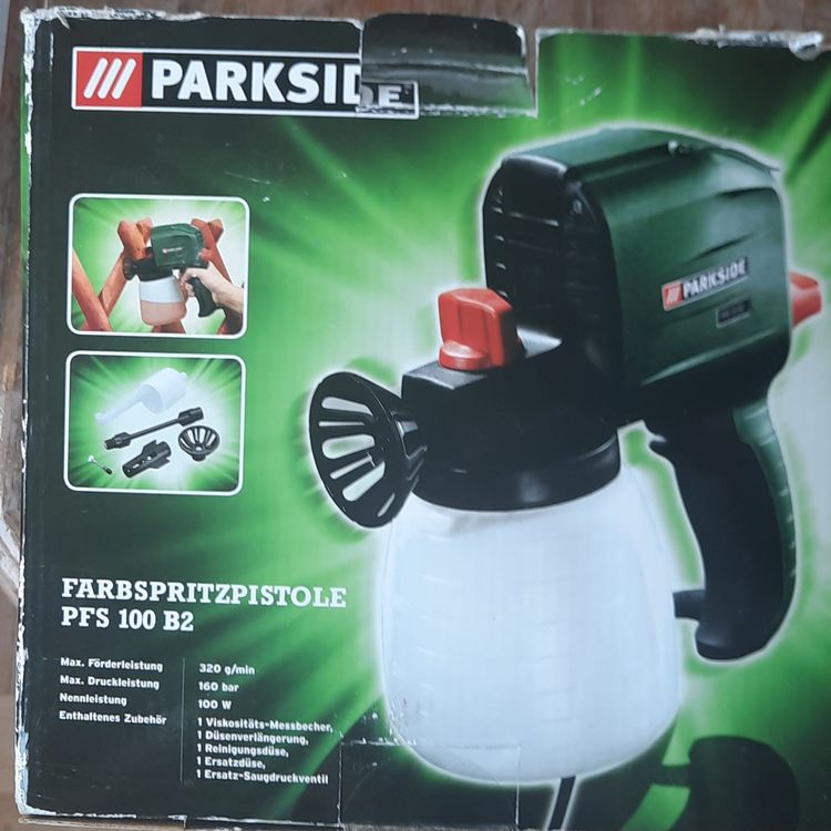 Elektrische Lackierpistole Powerplus POWX353 Ausführlich