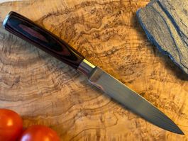 Japanisches🔴PETTY Profi-Küchenm. LONG 130mm Edelstahl Hand.