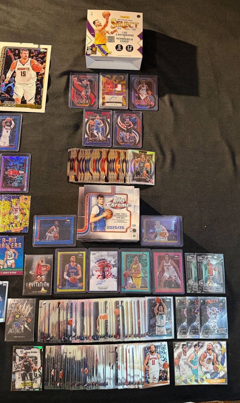 Topps Carte collezionabili: BASKETBALL TOPPS CHROME/FLAGSHIP 25/26 & PANINI SELECT 24/25 – Nuovo (secondo la descrizione) da Binz venduto da Cediboy 1
