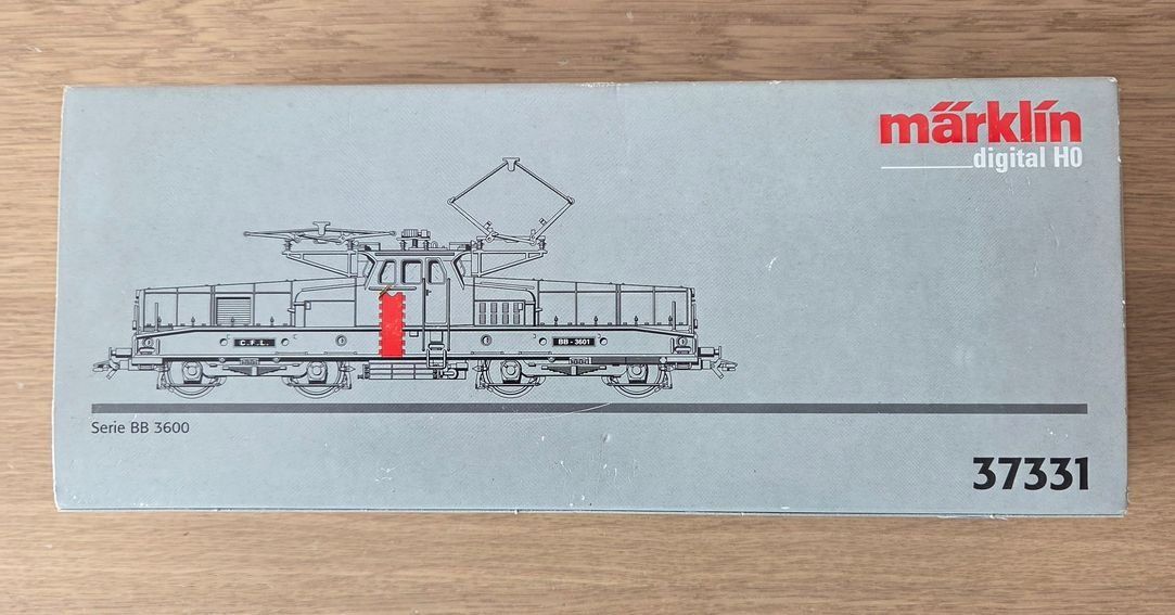 Märklin Modellini di ferrovie: Märklin 37331 E-Lok Spur H0 digital mit Originalkarton – Usato da Schenkon venduto da Blech