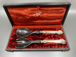 Vorlegebesteck Barock, 800 Silber, wunderbares Design