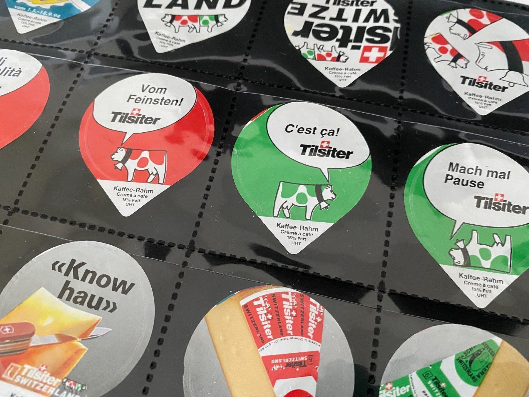 Kaffeerahmdeckel: KRD 90 TILSITER 15 Stück – Gebraucht aus Glattbrugg von riseca 2