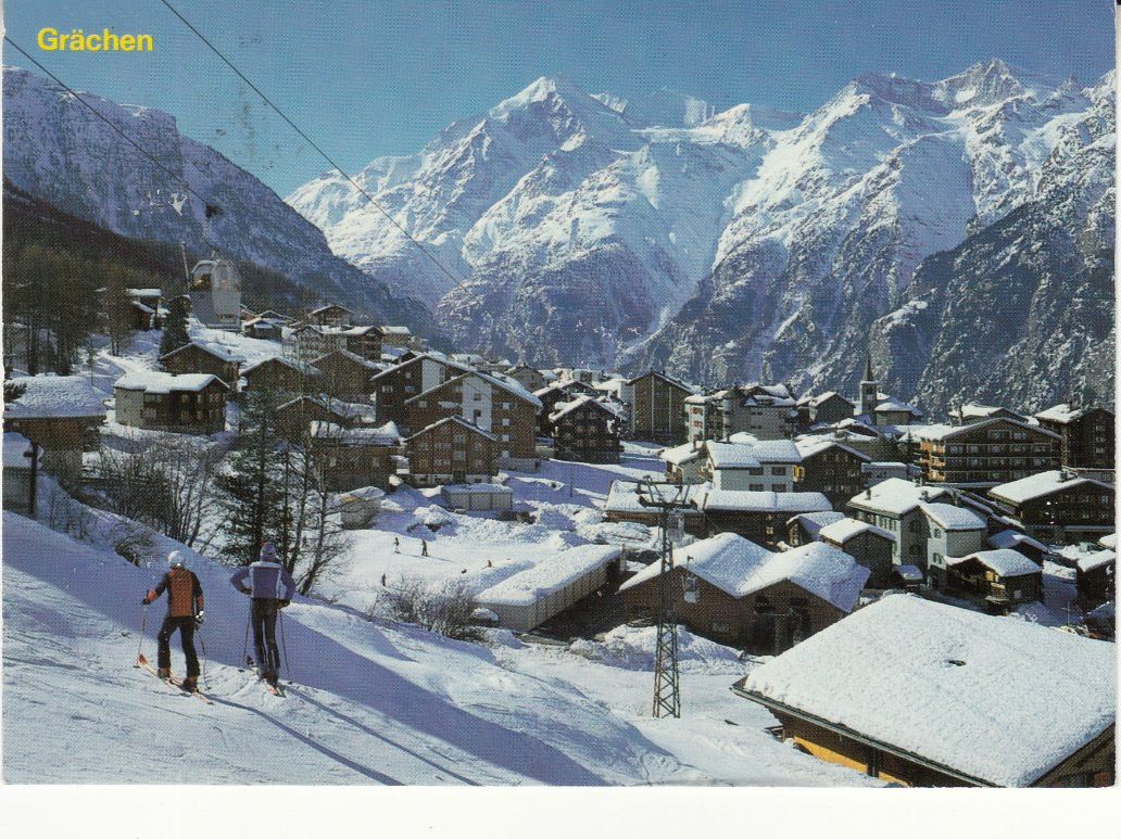 Cartoline postali: Grächen 1981 – Usato da Bürglen TG venduto da StampGraf