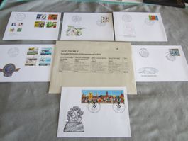 Ersttagsbriefe  Jahresserie 2010 FDC Briefe