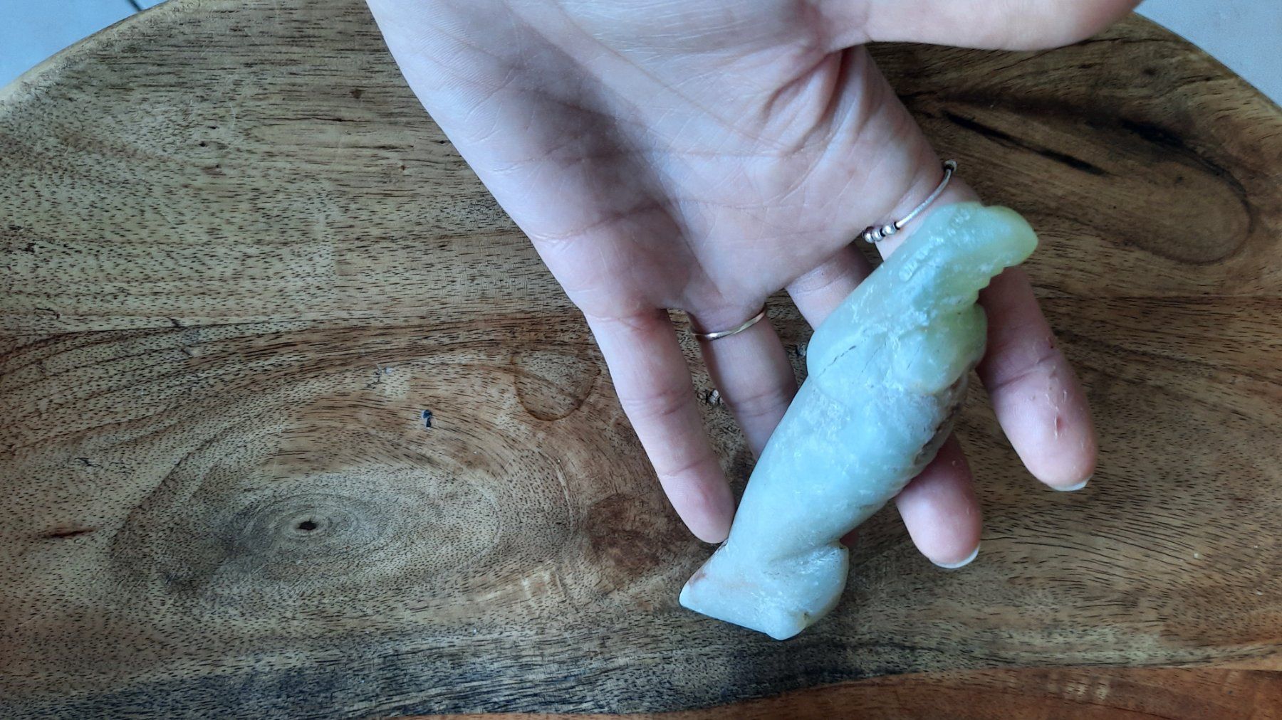 Statuette: Pendentif chinois antique en jade pâle – Usato da Chardonne venduto da hel_h5k2 1