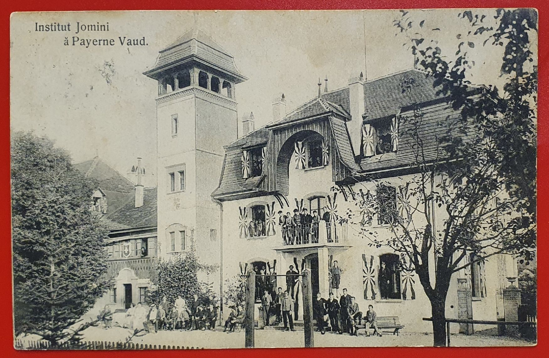 Ansichtskarten: Payerne 1911 -  Institut Jomini – Gebraucht aus Kreuzlingen von Rschweiz1