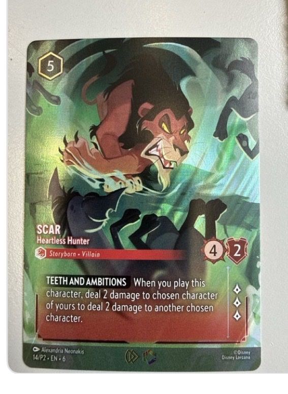Disney Sammelbilder & Trading cards: Disney Lorcana Scar – Neu (gemäss Beschreibung) aus Aesch ZH von Stillivanilli