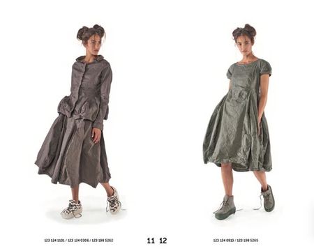 Rundholz Kleid, Ash, M